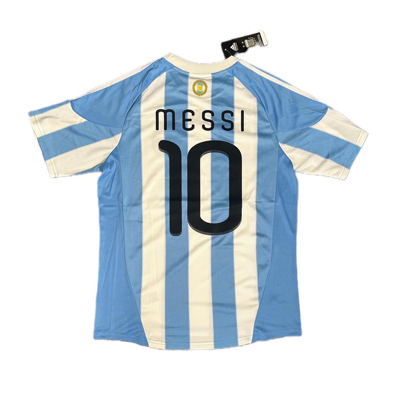 Argentina Word Cup 2010 Messi Retro Kit